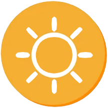 sun button